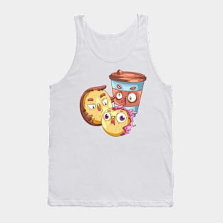 Cookie Coffee Funny Tank Top